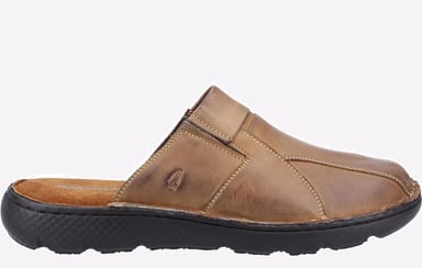 Hush Puppies Carson Mule Leather Sandal Mens