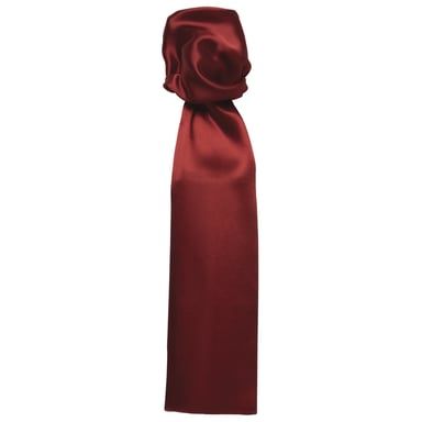 Premier Scarf - Ladies/Womens Plain Business Scarf (Burgundy)
