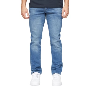 Crosshatch Mens Farrowed Stretch Jeans (Stone Wash)