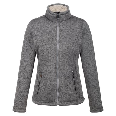 Regatta Womens/Ladies Razia II Full Zip Fleece Jacket (Storm Grey/Light Vanilla)
