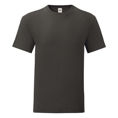 Fruit Of The Loom Mens Iconic T-Shirt (Pack of 5) (Light Graphite Grey)