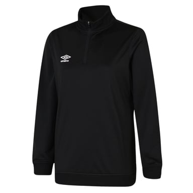 Umbro Womens/Ladies Club Essential Half Zip Sweatshirt (Black)