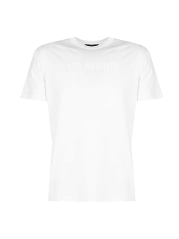 Les Hommes T-Shirt LH Logo del hombre Blanco
