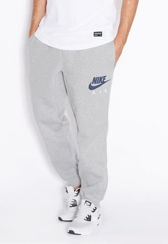 Nike Air AW77 - Joggers de forro polar para hombre, color gris