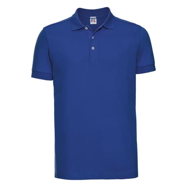 Russell Mens Stretch Short Sleeve Polo Shirt (Bright Royal)