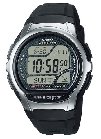 Casio Wave Ceptor Men's Black Watch WV-58R-1AEF
