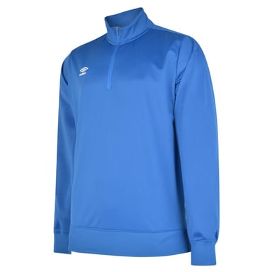 Umbro Mens Club Essential Half Zip Sweatshirt (Royal Blue)