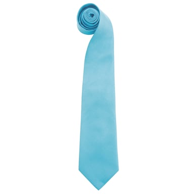 Premier Mens Fashion ”Colours” Work Clip On Tie (Pack of 2) (Turquoise)