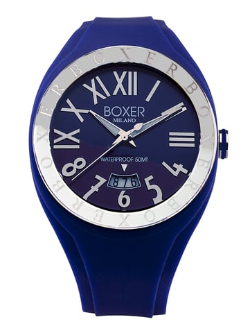 Boxer: reloj azul para hombre