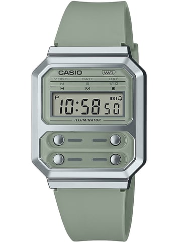 Casio Casio Collection Vintage Unisex's Green Watch A100WEF-3AEF