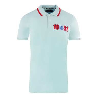 Aquascutum London 1851 Polo azul claro