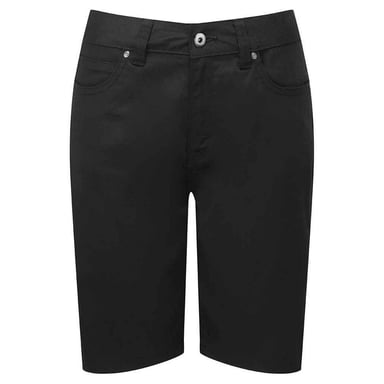 Premier Womens/Ladies Performance Casual Shorts (Black)