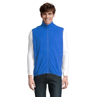 SOLS Unisex Adult Factor Fleece Zipped Body Warmer (Royal Blue)