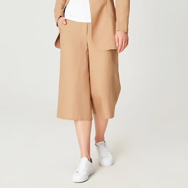 Wide capri pants