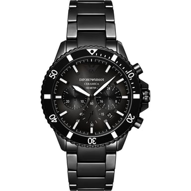 Emporio Armani Diver Men's Black Watch AR70010