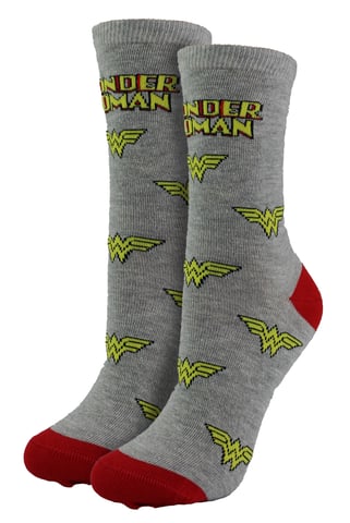 Calcetines Wonder Woman para Mujer | Calcetines de colores para disfraces | Regalos Wonder Woman - Wonder Woman