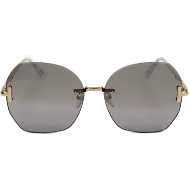 Tom Ford Ft0810 K 32C Gafas de sol doradas con ajuste asiatico