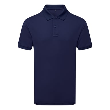 Asquith & Fox Mens Glacier Tech Polo Shirt (Navy)