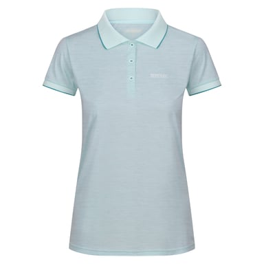 Regatta Womens/Ladies Remex II Polo Neck T-Shirt (Bleached Aqua)