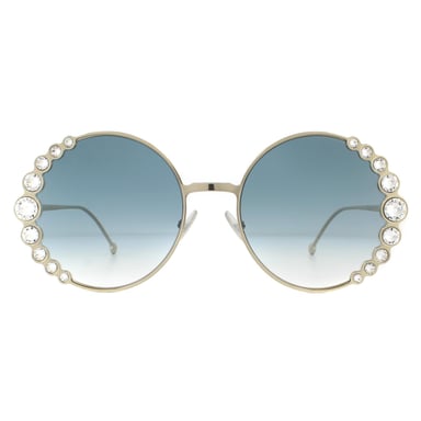 Fendi Sunglasses FF0324/S 3YG 08 Light Gold Blue Grey Gradient