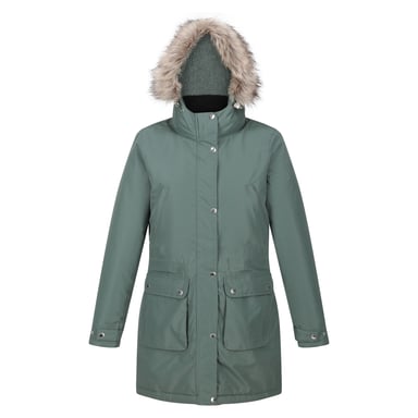 Regatta Womens/Ladies Voltera Heated Waterproof Jacket (Dark Forest Green)