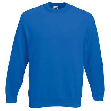 Fruit of the Loom Mens Classic 80/20 Set-in Sweatshirt (Royal Blue)