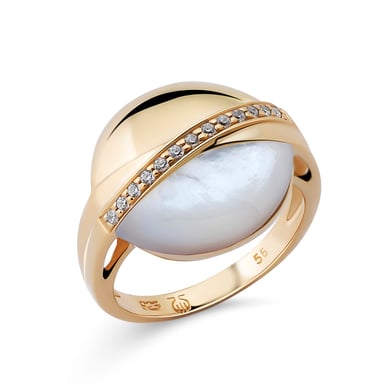 Orphelia Women's 925 Sterling Silver Ring - Gold ZR-7506/G
