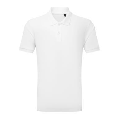 Asquith & Fox Mens Glacier Tech Polo Shirt (White)