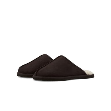 Jack & Jones Slippers Zapatilla de microfibra Dudely Marrón