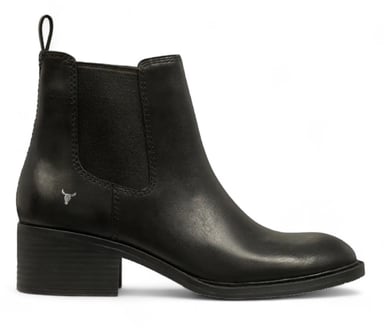 Botas Chelsea clásicas de cuero negras Windsor Smith - Reemplazo