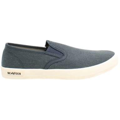 Seavees Baja Standard Hombre Zapatillas Plimsolls Gris Oscuro