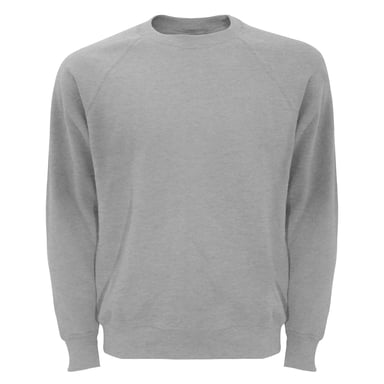 Fruit Of The Loom Mens Raglan Sleeve Belcoro® Sweatshirt (Heather Grey)