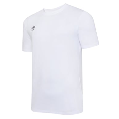 Umbro Mens Club Leisure T-Shirt (White/Black)