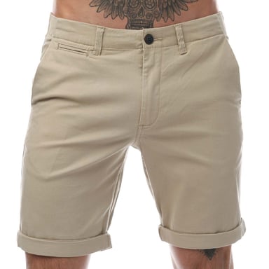 Men's Jack and Jones Fred Chino Shorts in Beige