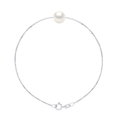 Bracelet Real Cultured Freshwater Pearl Round 8-9 mm