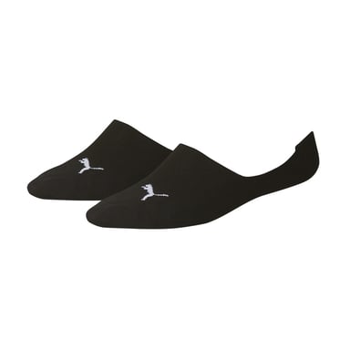 Puma Unisex Adult Liner Socks (Pack of 2) (Black)