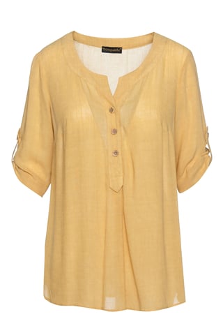 Blusa de aspecto lino