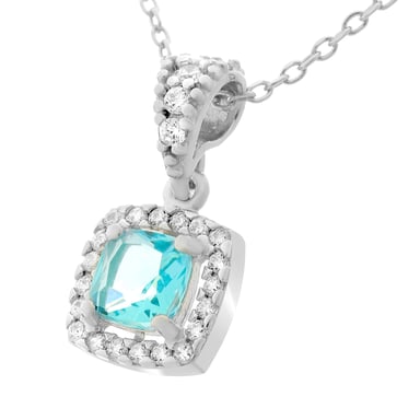 Orphelia 'Faustine' Women's 925 Sterling Silver Chain with Pendant - Silver ZH-7199/TO