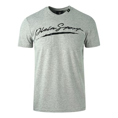 Plein Sport Signature Logo camiseta gris
