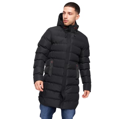 Crosshatch Mens Longkamp Jacket (Black)