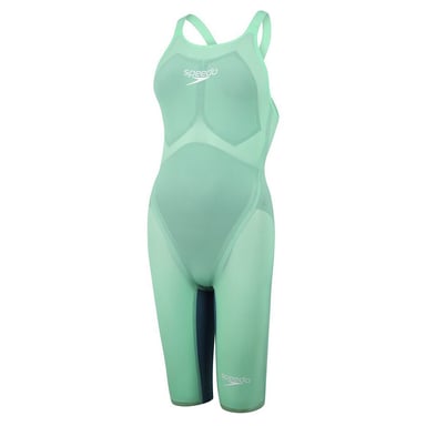 Bañador Speedo Fastkin Green Womens Closedback Kneeskin