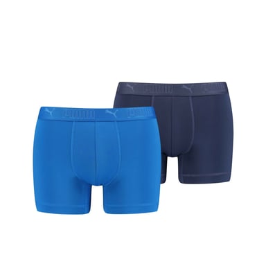 Puma Mens Active Boxer Shorts (Pack of 2) (Blue)