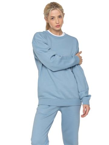 Sudadera Enzo Womens Oversized - Azul