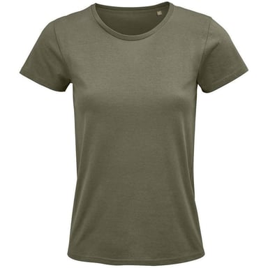SOLS Womens/Ladies Crusader Organic T-Shirt (Khaki)