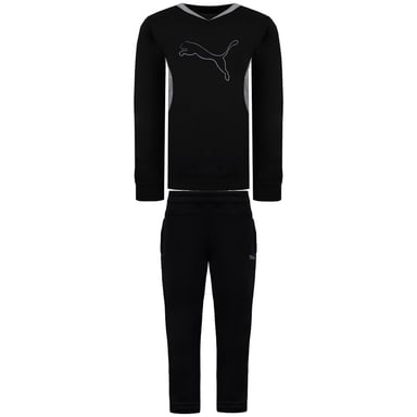 Chándal Puma Logo Kids Negro