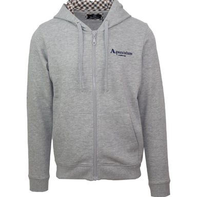 Aquascutum Hombre Sudadera con capucha FCZ723 94 Capucha