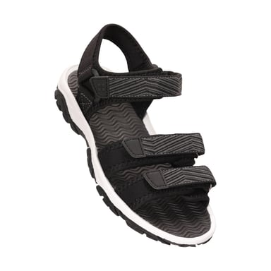 Mountain Warehouse Childrens/Kids 3 Touch Fastening Strap Sandals (Black)
