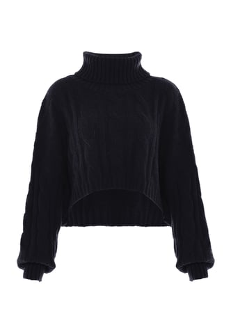 Mymo Turtleneck pullover women black