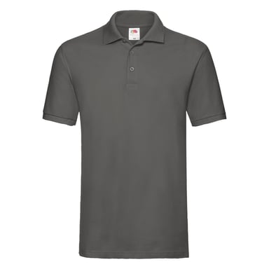 Fruit of the Loom Mens Premium Pique Polo Shirt (Light Graphite)