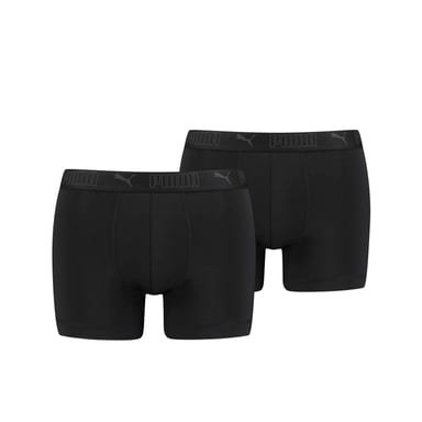 Puma Mens Active Boxer Shorts (Pack of 2) (Black)